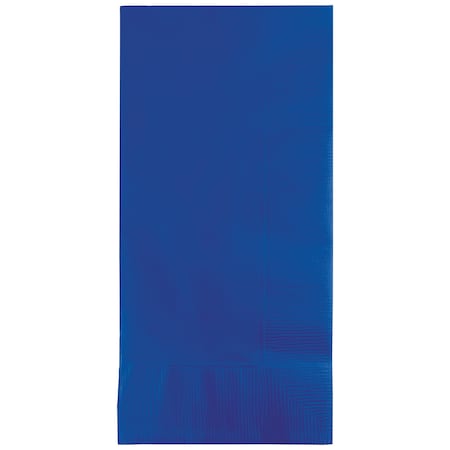 Touch Of Color 4" x 8" Cobalt Blue Dinner Napkins 600 PK 673147B